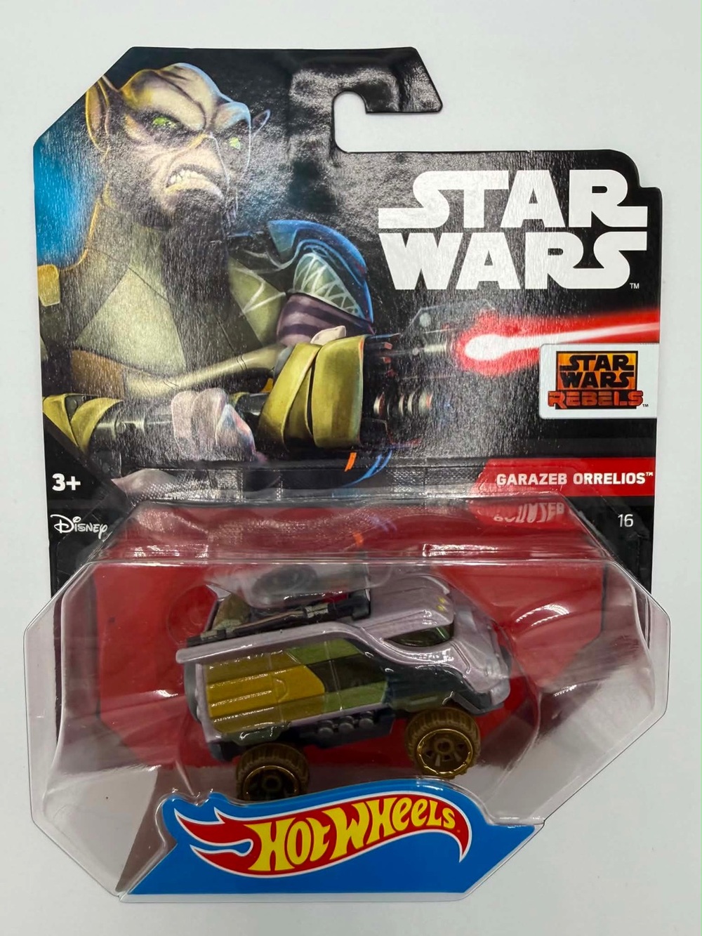Hot Wheels 2014 Star Wars Rebels Character Cars - Garazeb Orrelios